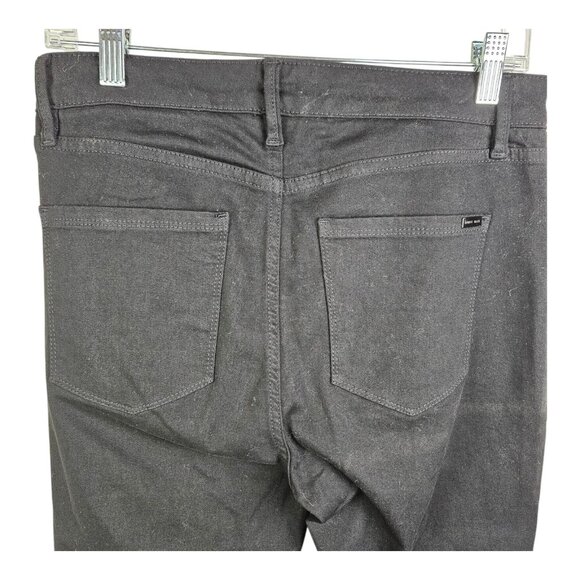 WHBM‎ White House Black Market Skinny Flare Leg Black Jeans Size 6L Long Tall - Picture 9 of 11